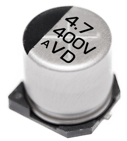 SMD Aluminum Electrolytic Capacitors - AVD Series
