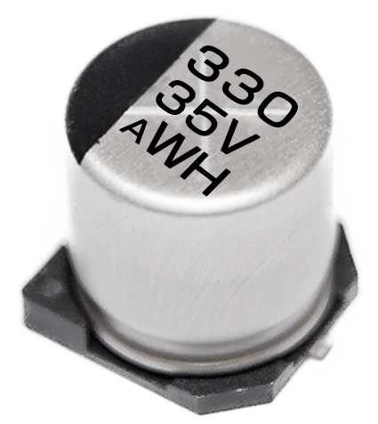 SMD Aluminum Electrolytic Capacitors - AWH Series